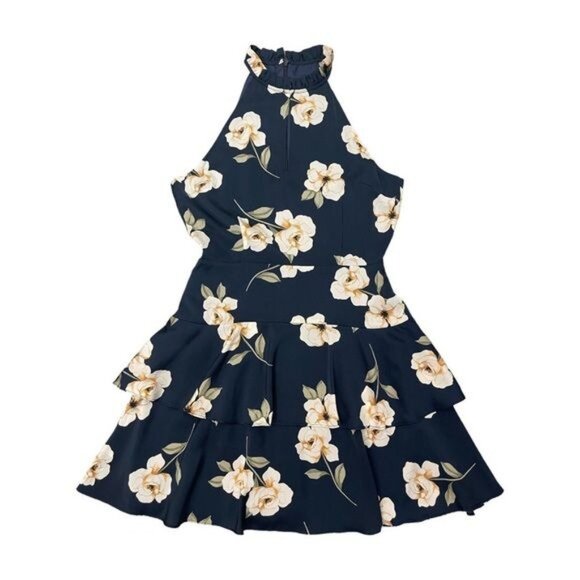 BB Dakota by Steve Madden Floral Print Sleeveless Fit & Flare Dress Size 4 - Picture 5 of 13